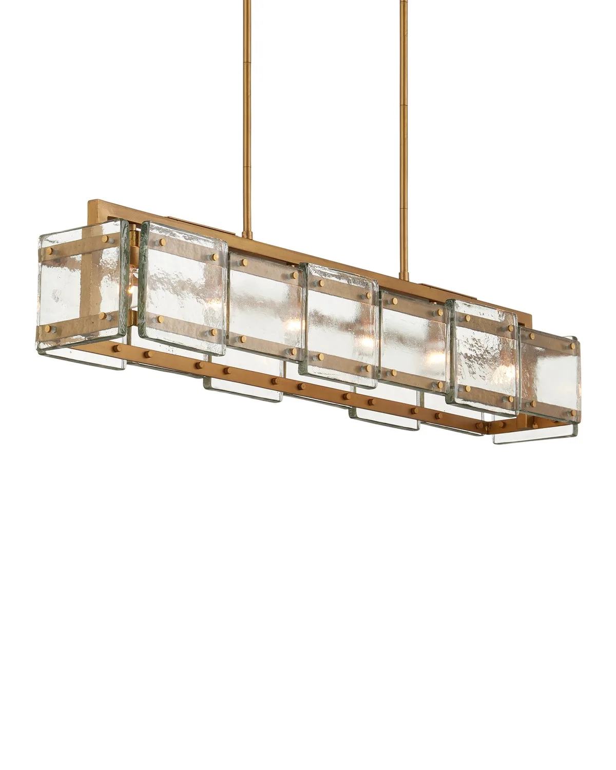 Countervail Six Light Rectangular Chandelier