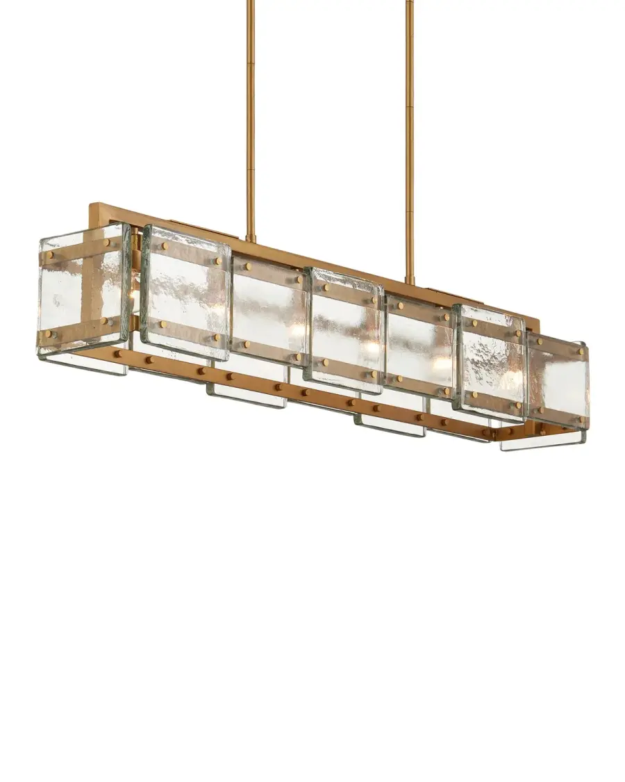 Countervail Six Light Rectangular Chandelier