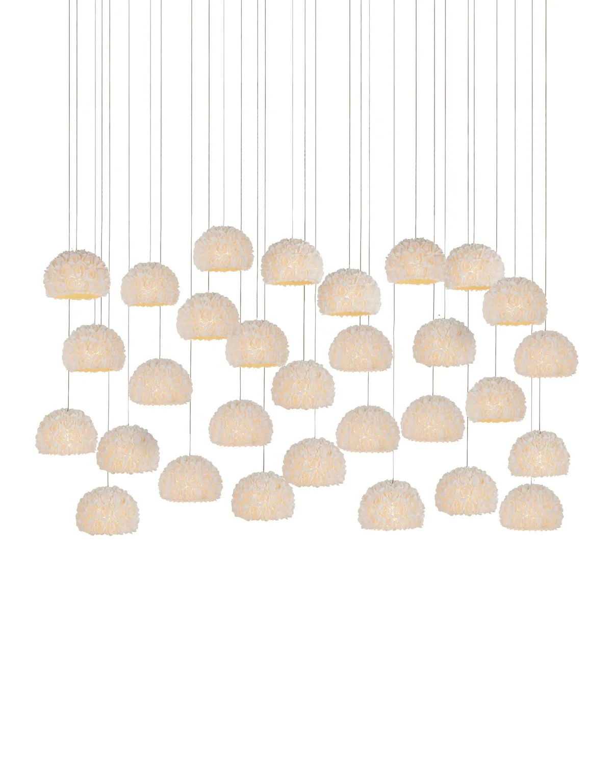 Virtu 30-Light Rectangular Multi-Drop Pendant