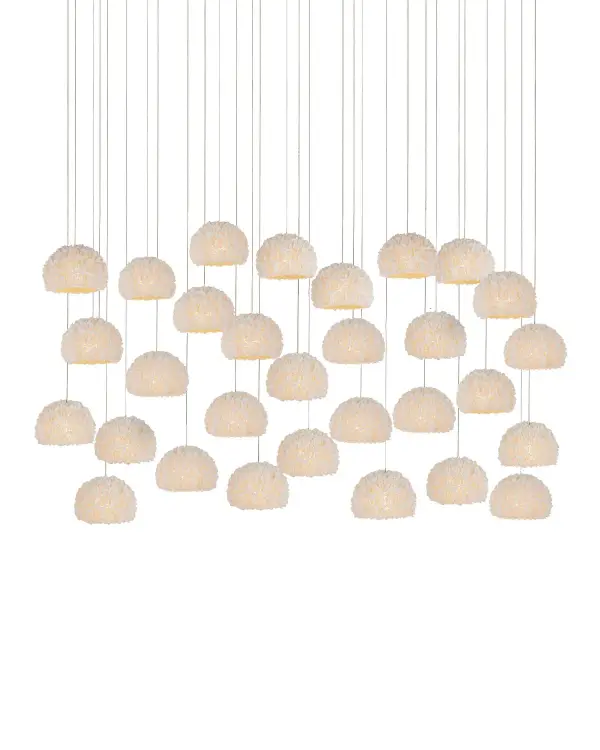 Virtu 30-Light Rectangular Multi-Drop Pendant