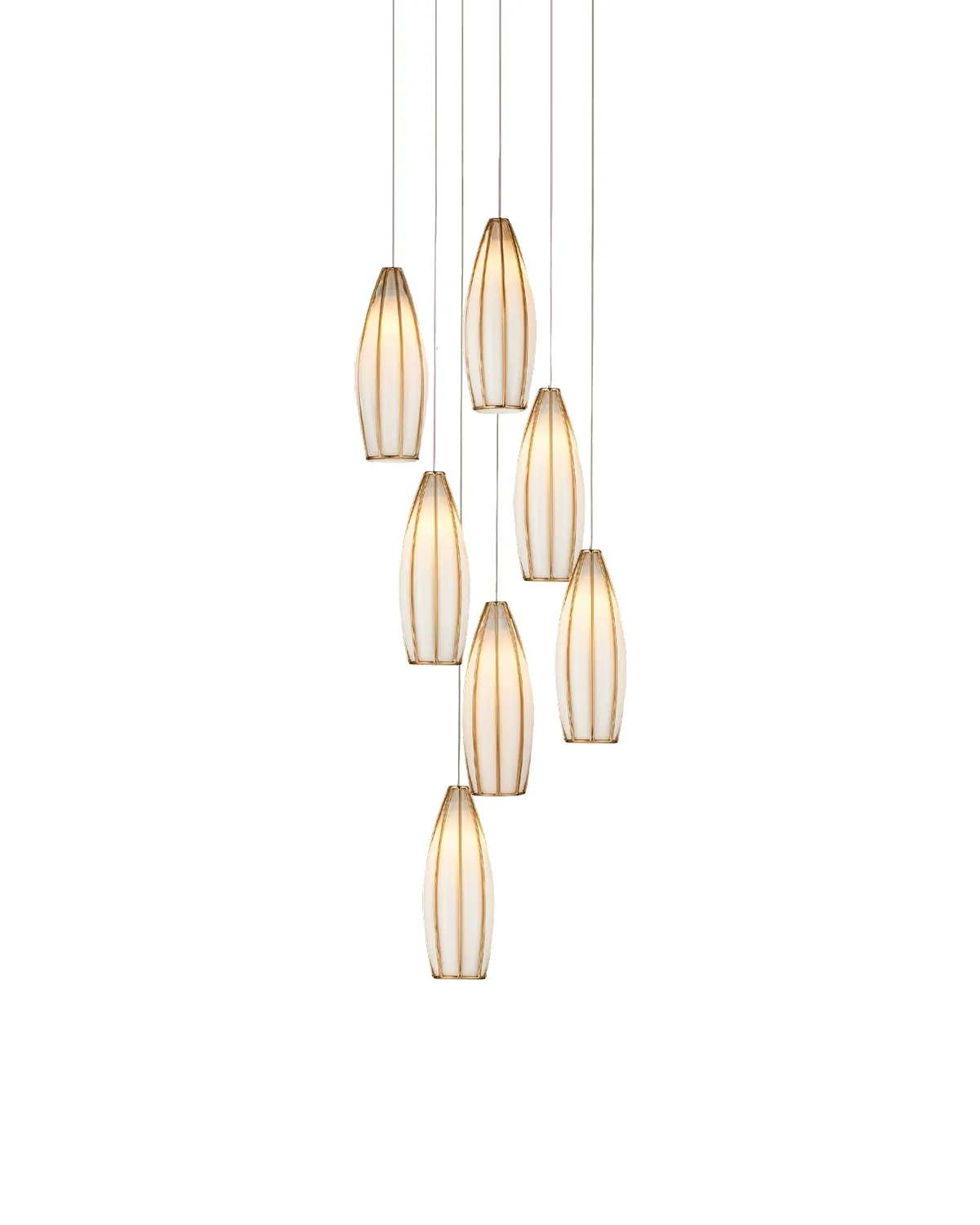 Parish Seven Light Multi-Drop Pendant