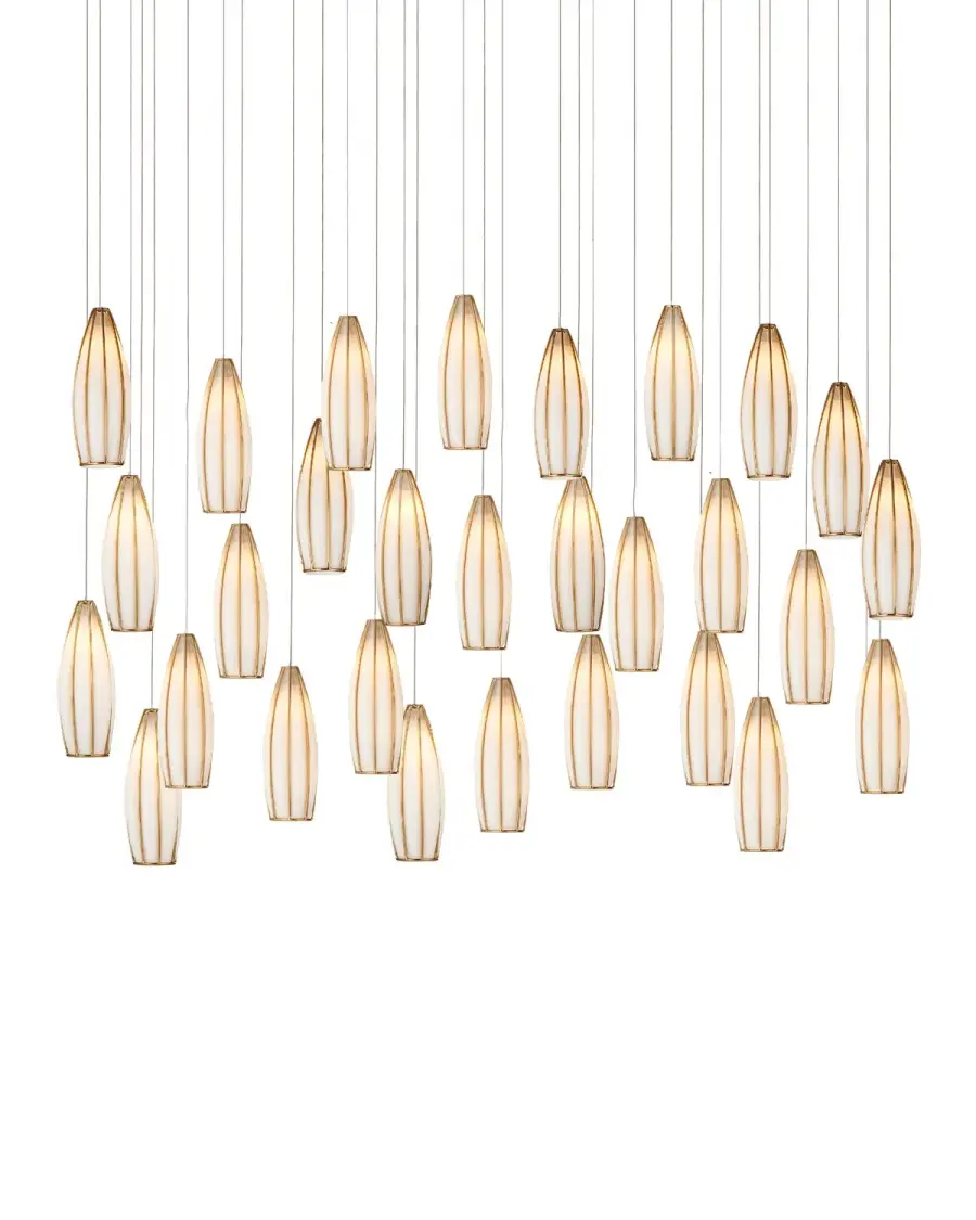 Parish 30-Light Rectangular Multi-Drop Pendant