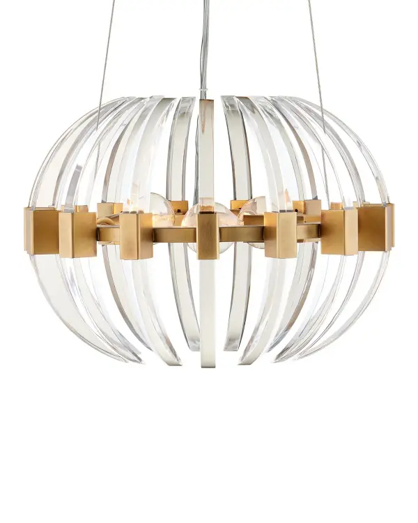 The Coquette brings sophisticated Art Deco glamour to intimate spaces with its distinctive optic crystal blades and warm antique brass finish. At just 13.5" wide, it's perfectly scaled for smaller rooms while delivering maximum visual impact.
