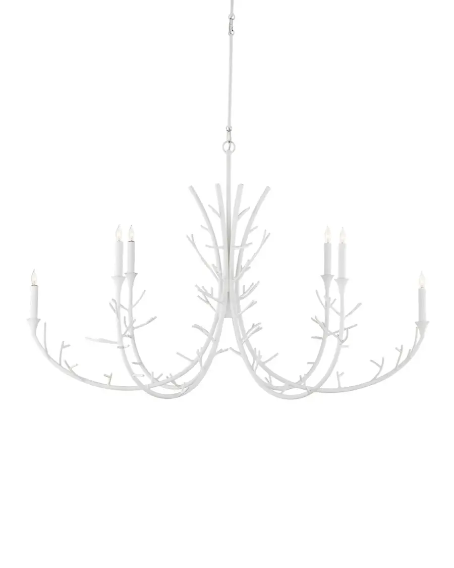 Twiggy Six Light Oval Chandelier