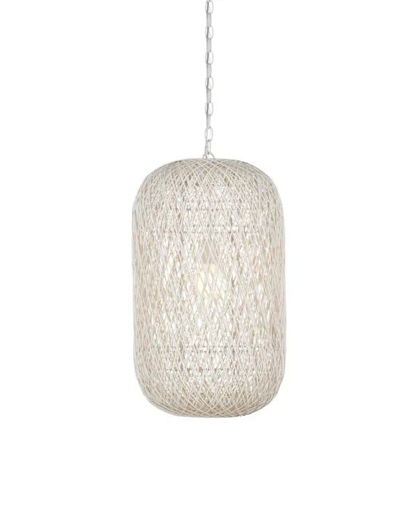 Cocoon Medium Pendant in Cream & Vanilla