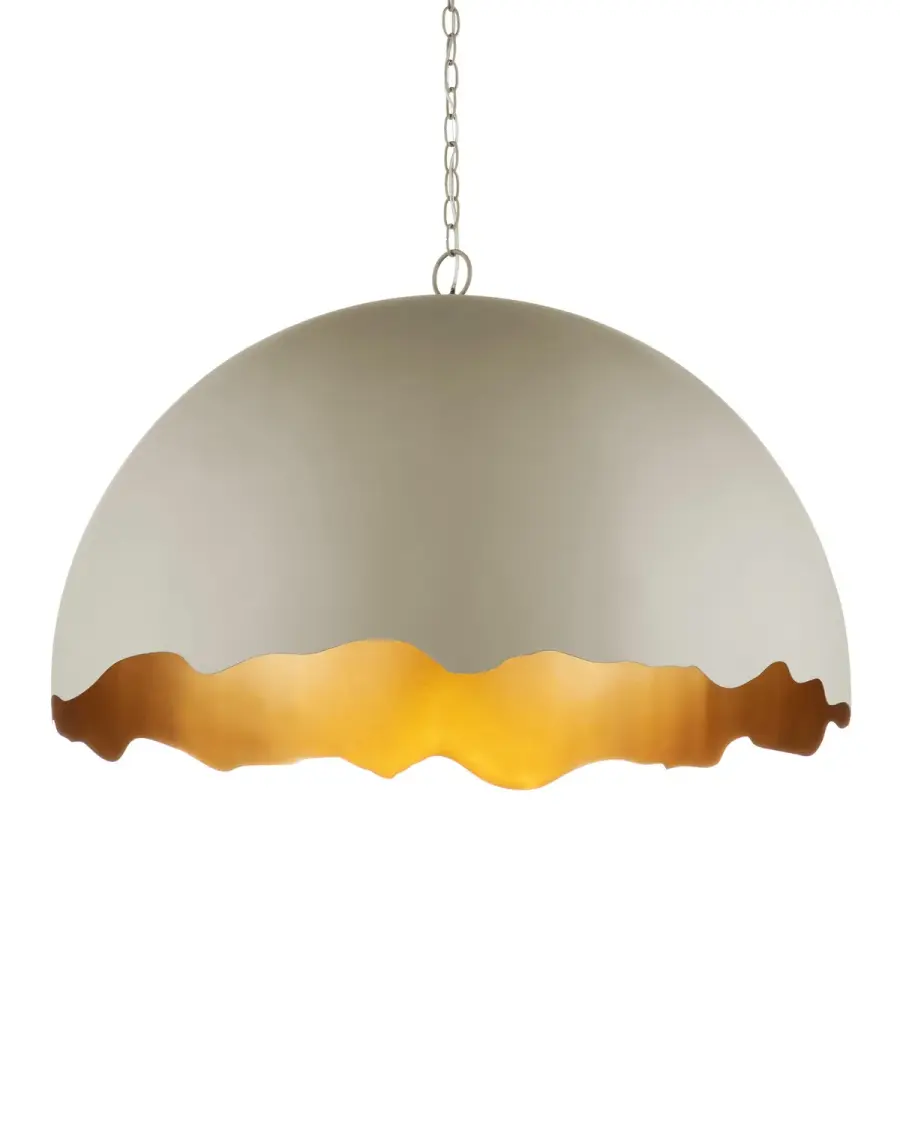 Tamago One Light Pendant in Smoky Olive/Contemporary Gold