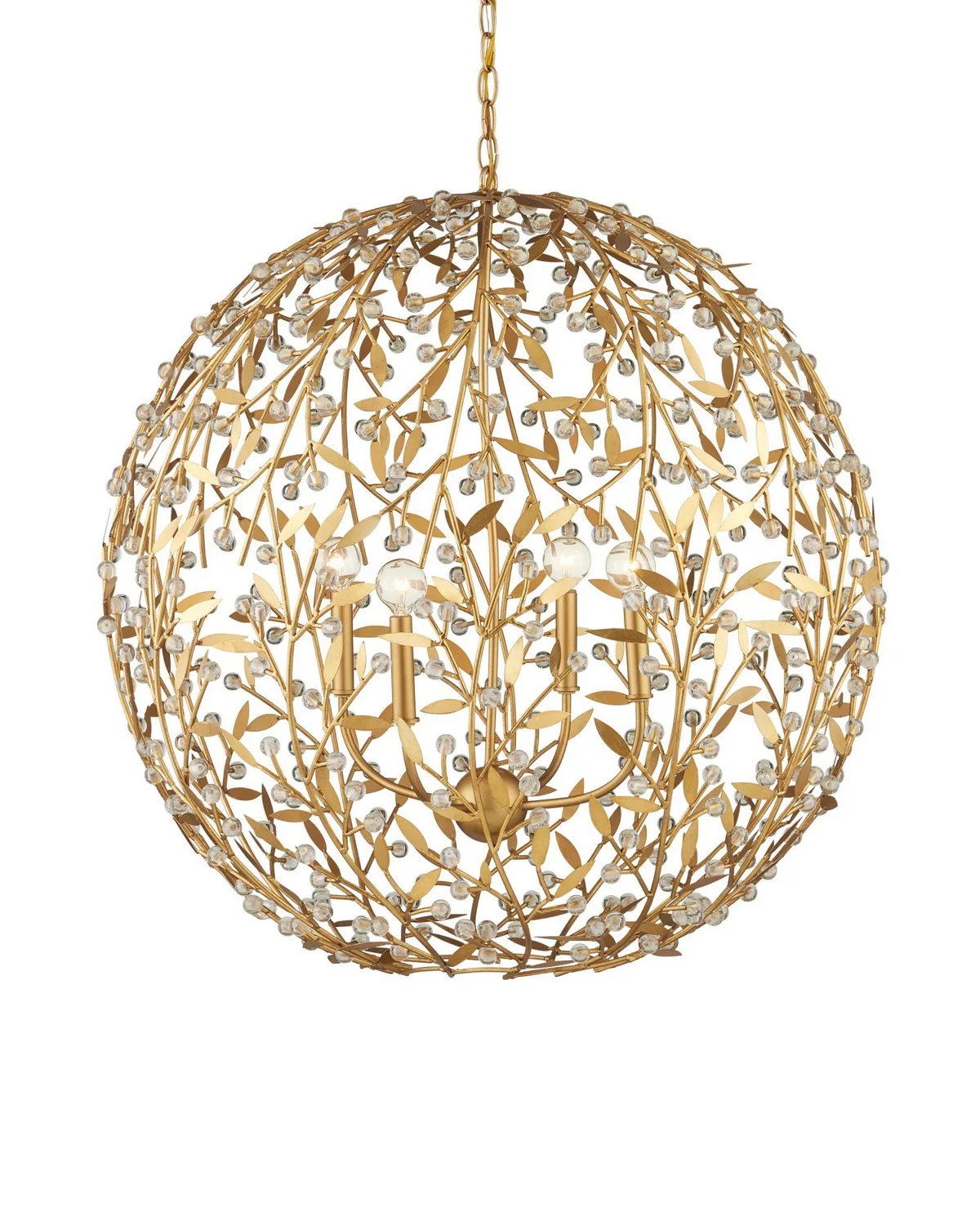 Secret Garden Four Light Chandelier