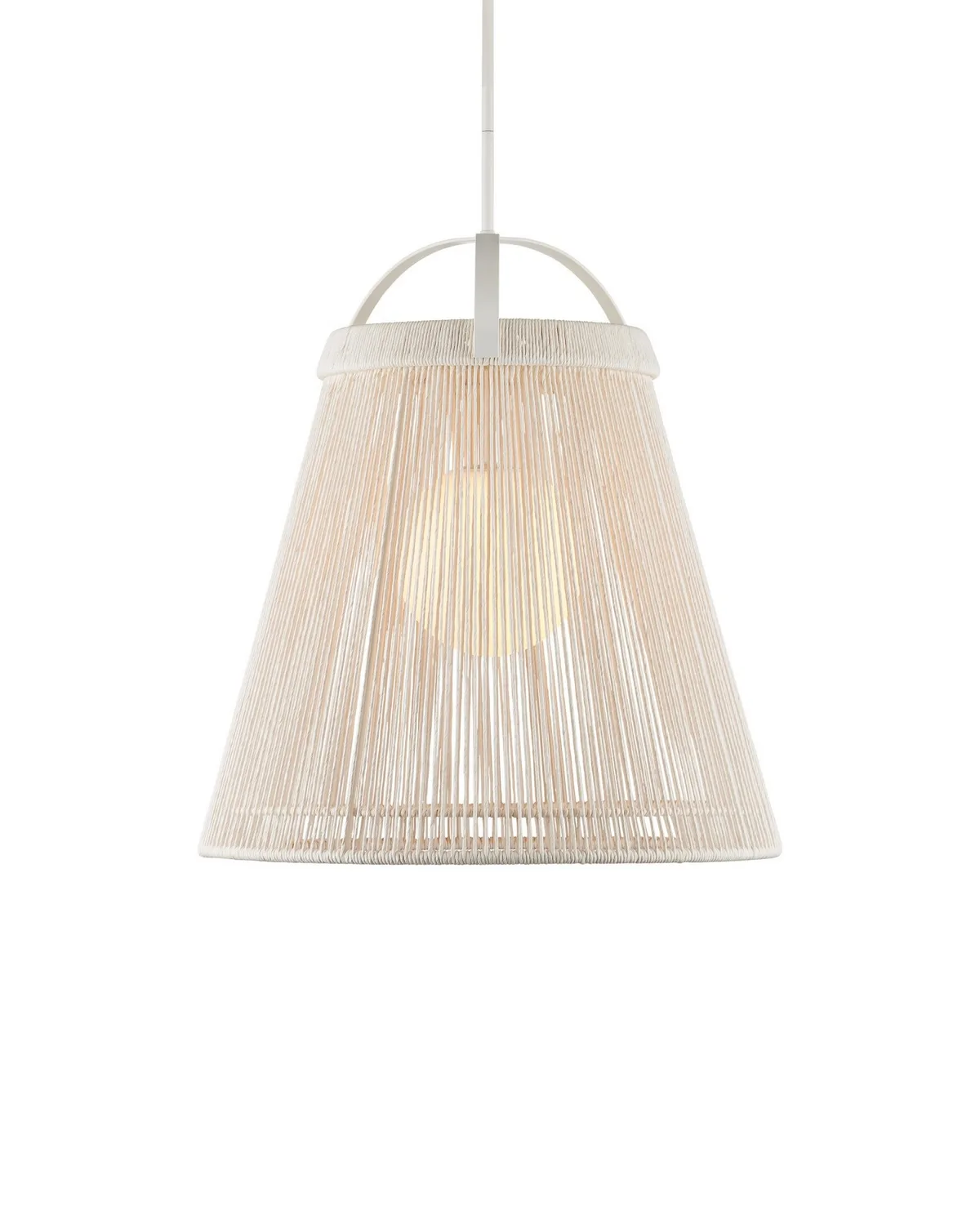 Parnell Medium White Pendant
