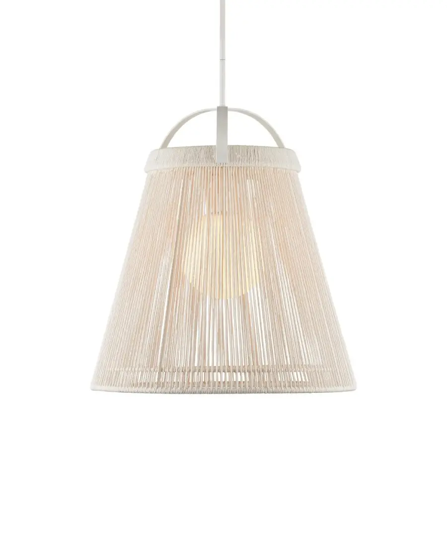 Parnell Medium White Pendant