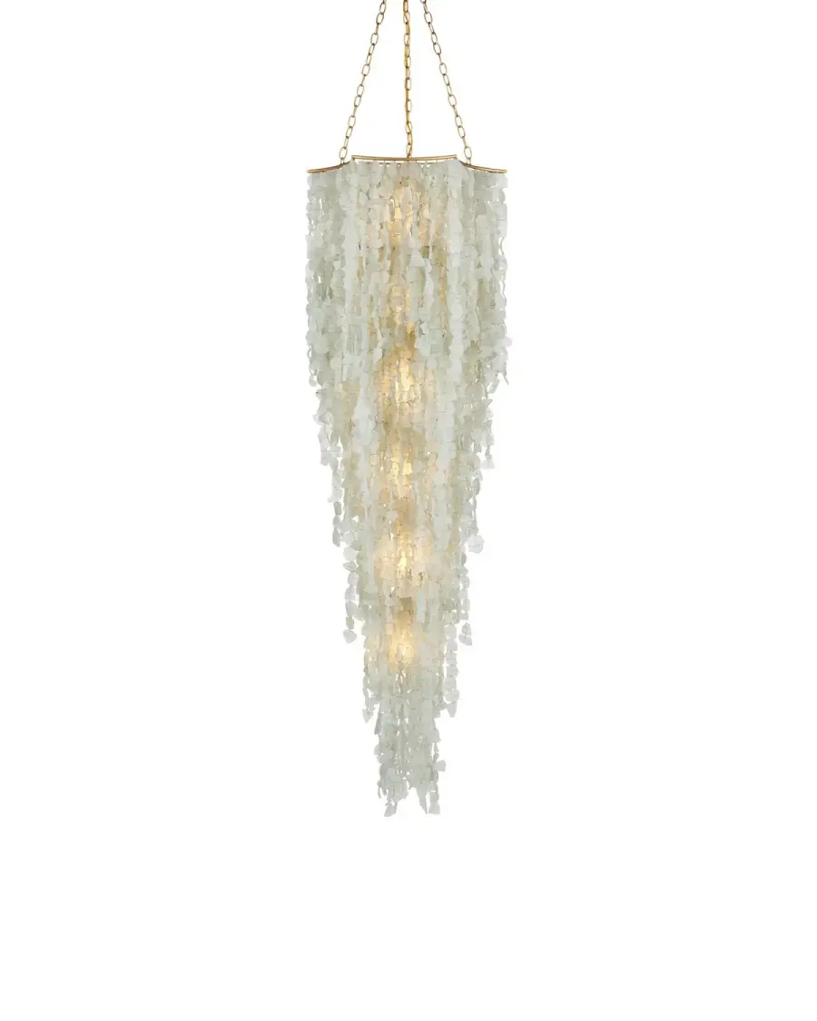 Verre de Mer Six Light Chandelier