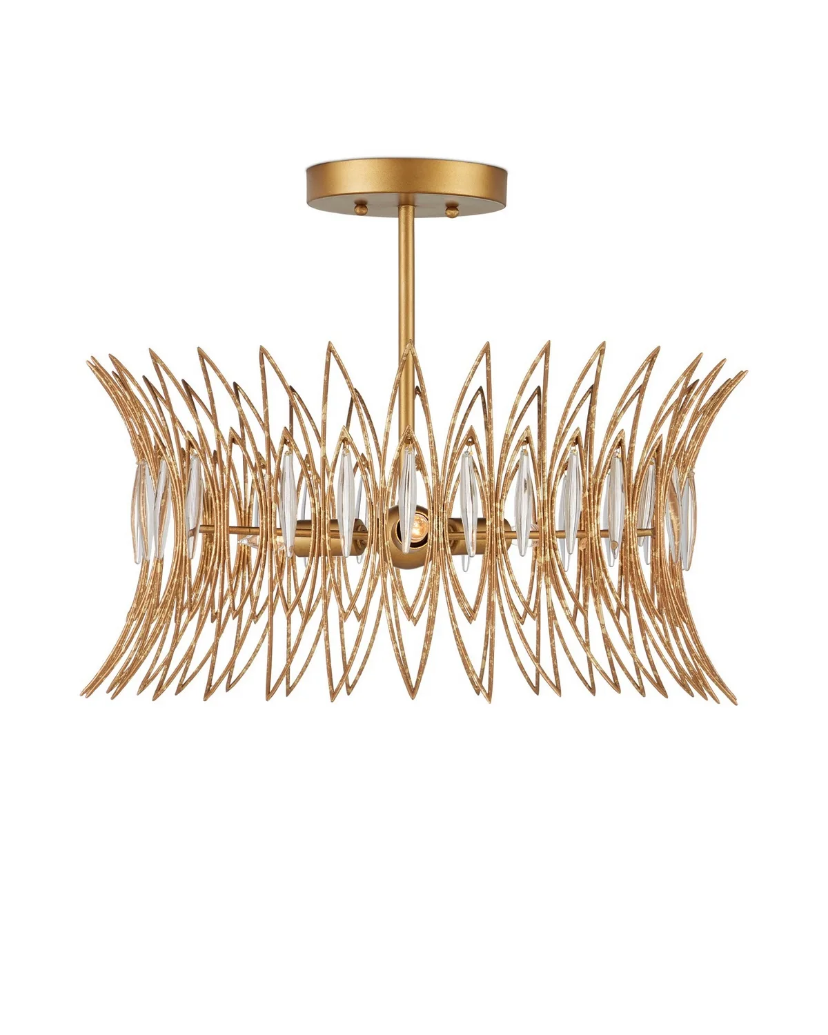 Marquise Three Light Semi-Flush Mount