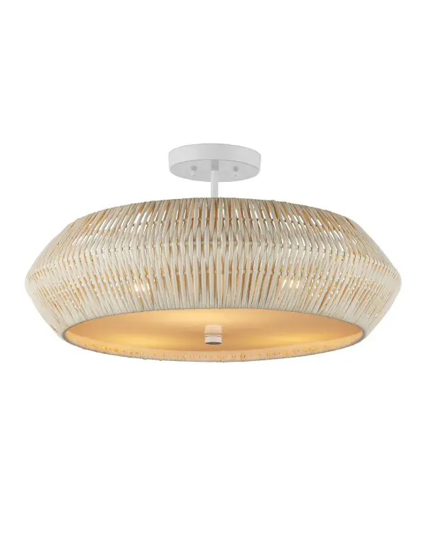Antibes Three Light Semi-Flush Mount