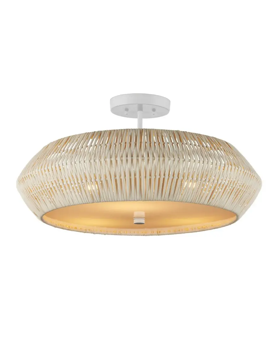 Antibes Three Light Semi-Flush Mount