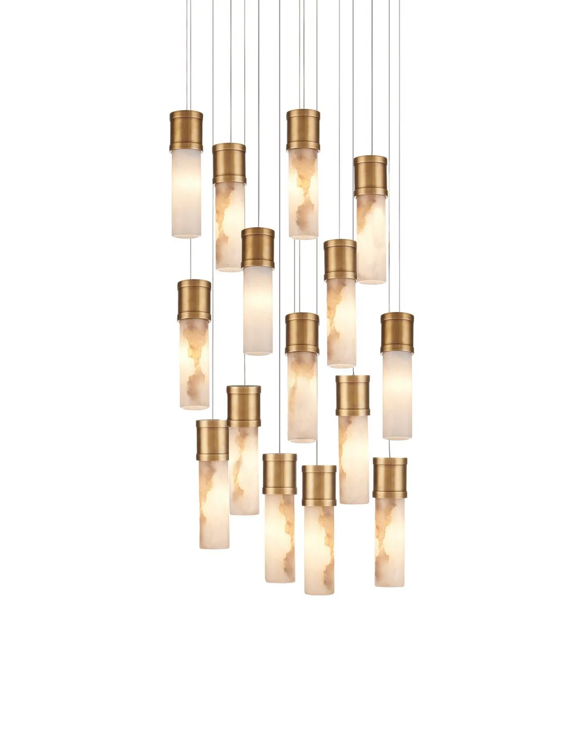 Cannula 15-Light Round Multi-Drop Pendant