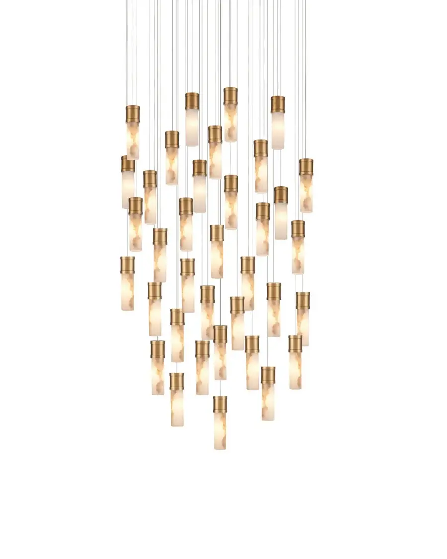Cannula 36-Light Round Multi-Drop Pendant