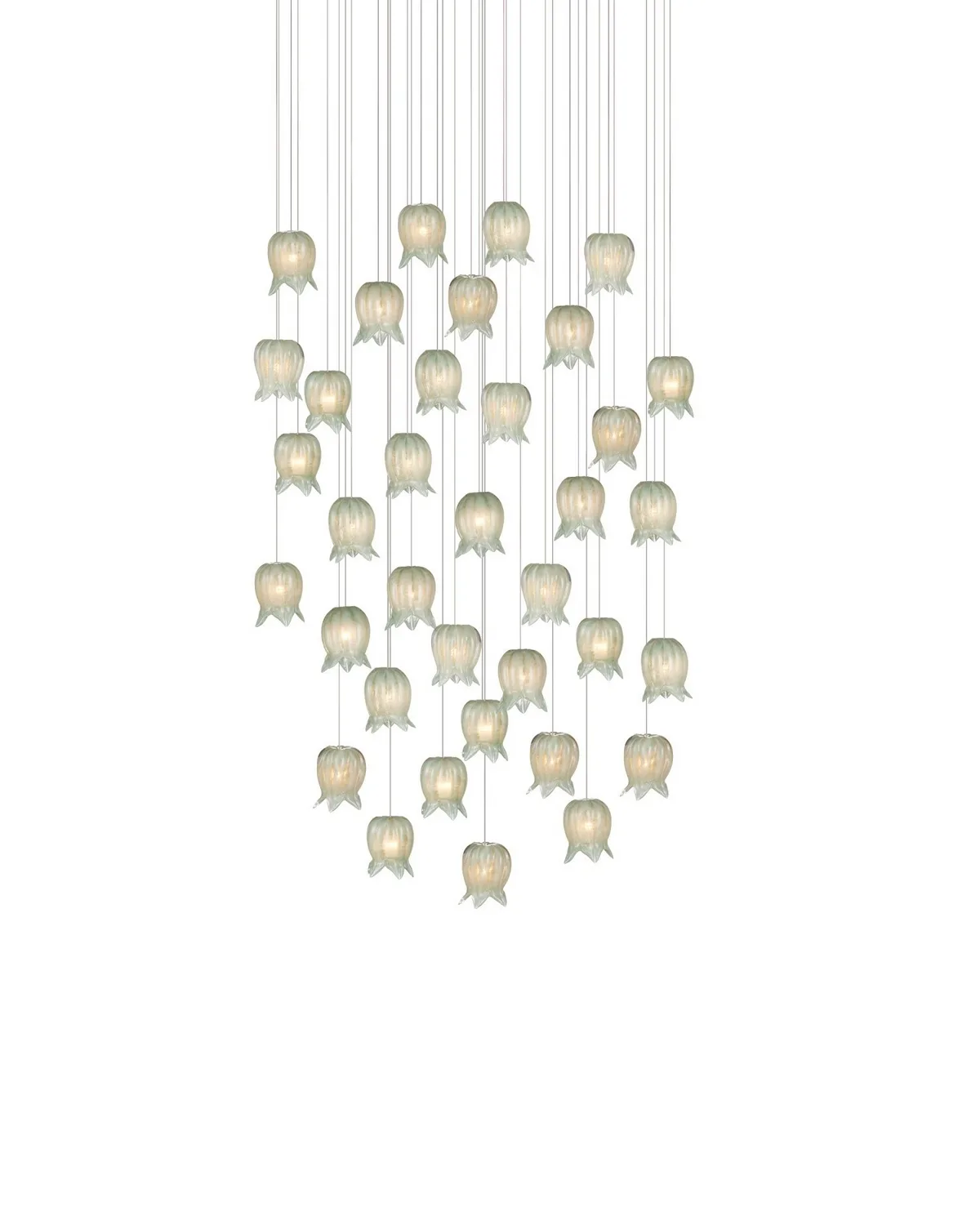 Polpo 36-Light Round Multi-Drop Pendant