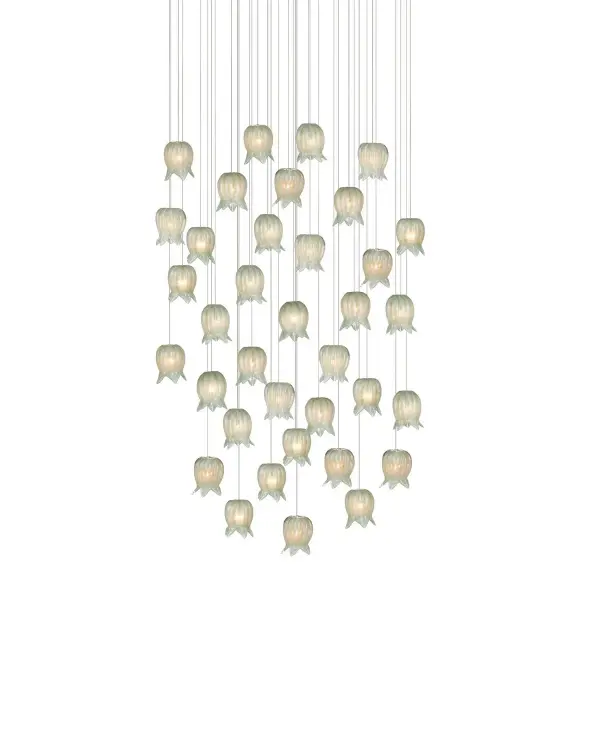 Polpo 36-Light Round Multi-Drop Pendant