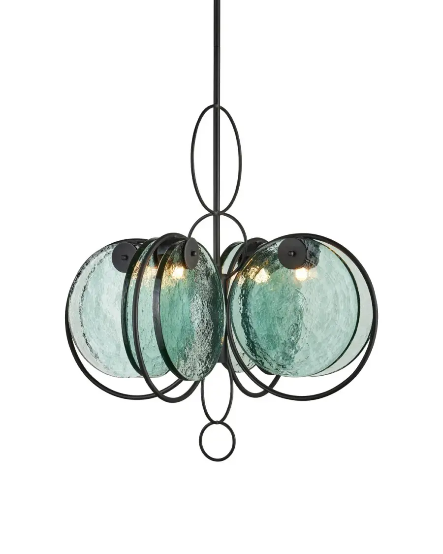 Vesica Piscis Four Light Chandelier