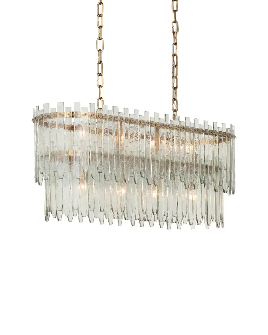 Electra Eight Light Oval Chandelier