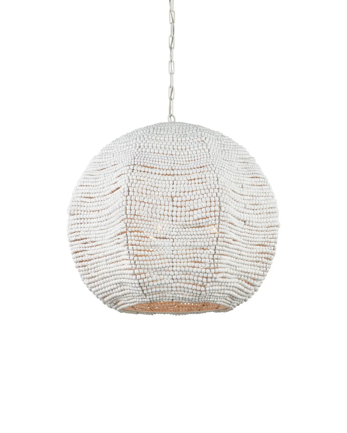 Octavia Three Light Pendant in Whitewash