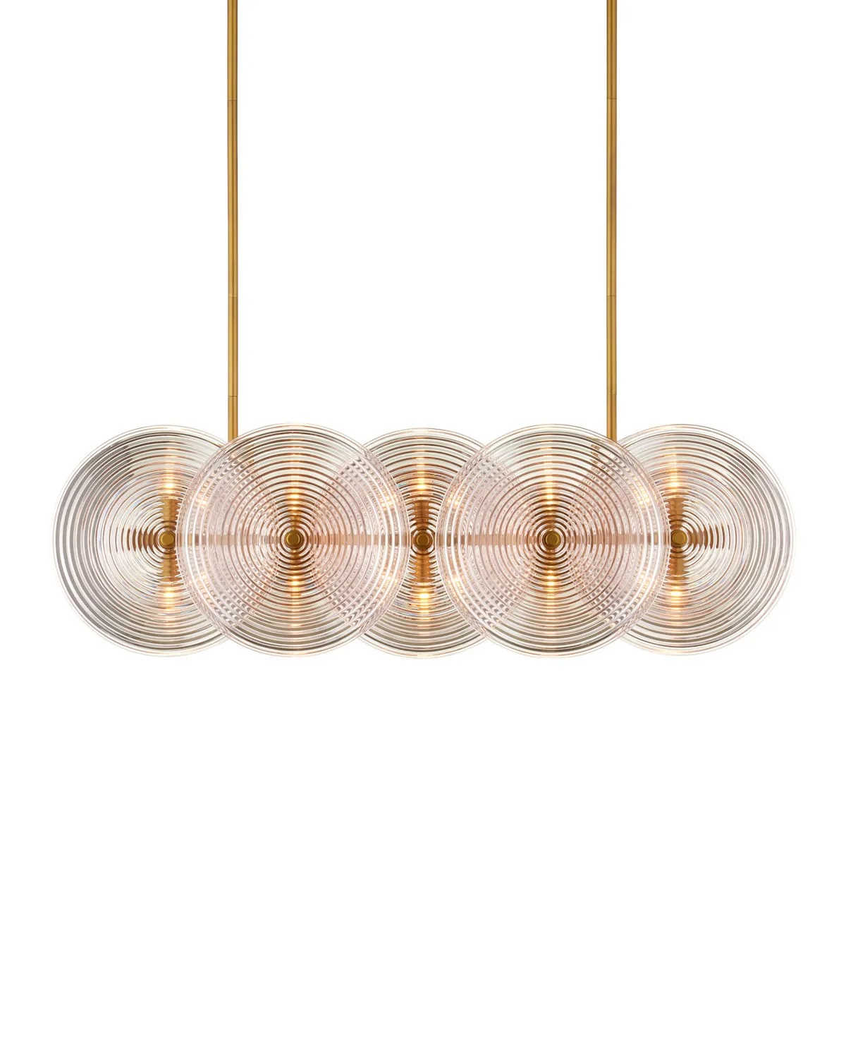 Whirlwind Ten Light Rectangular Chandelier