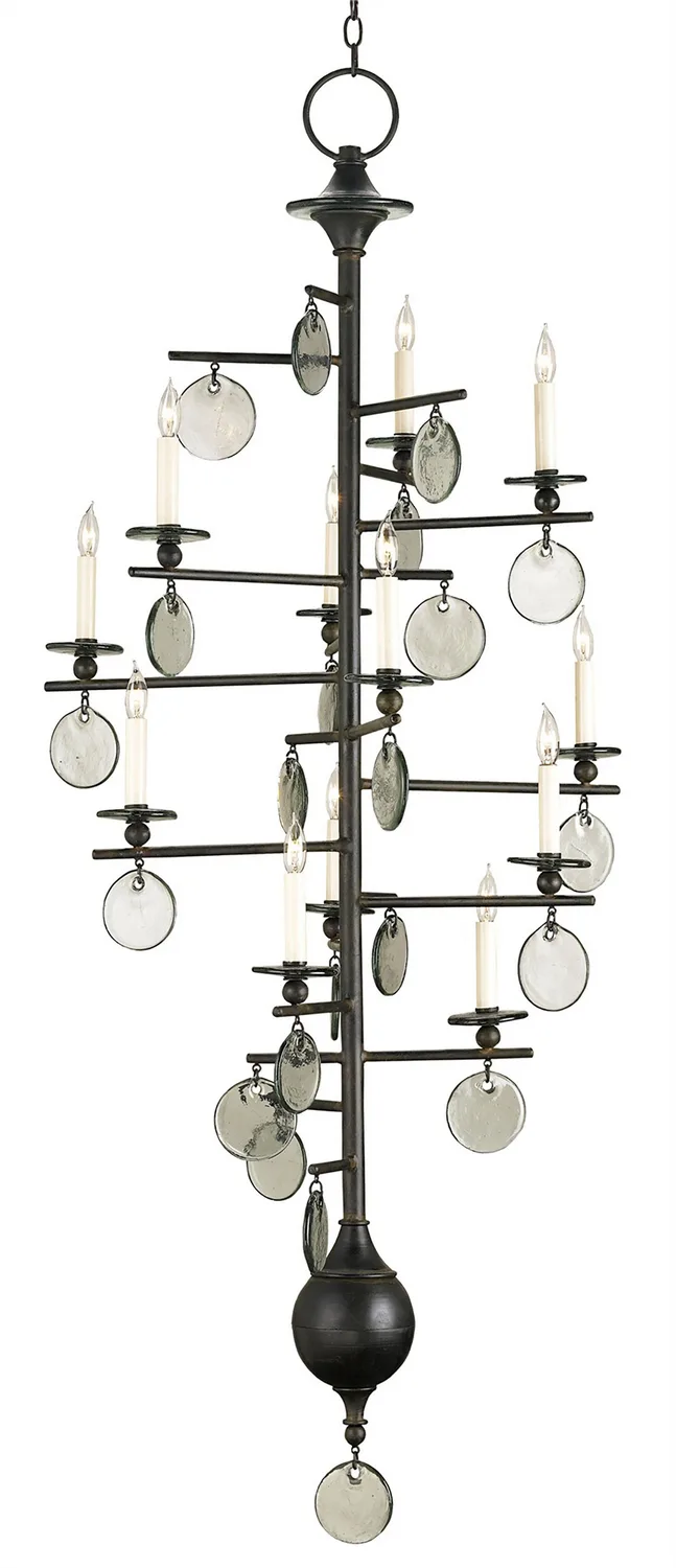 Sethos Collection 12 Light Chandelier in Old Iron