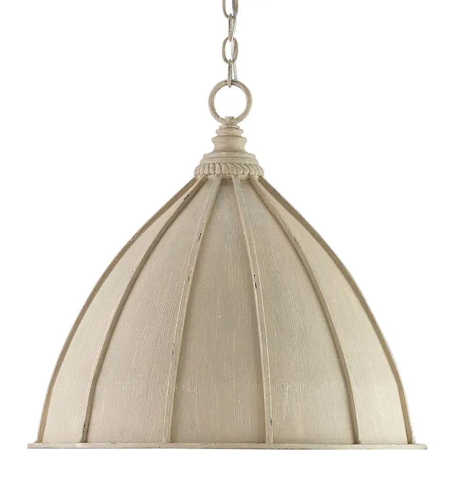 The Fenchurch Cream Pendant by Currey and Company