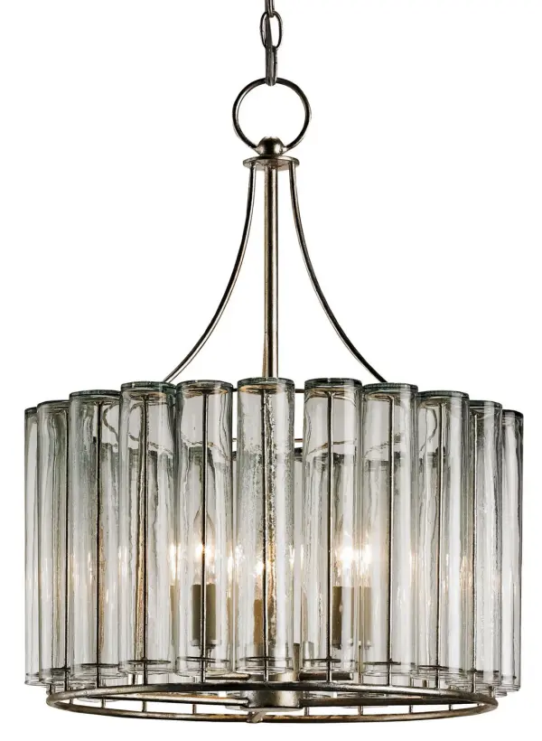 In Silver Leaf by Currey and Company from the Bevilacqua Collection collection