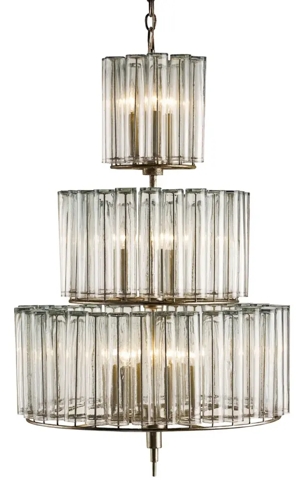 In Silver Leaf by Currey and Company from the Bevilacqua Collection collection