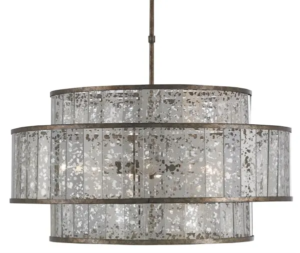 In Pyrite Bronze/Raj Mirror by Currey and Company from the Fantine Collection collection