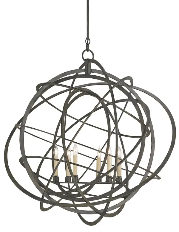 In Black Iron by Currey and Company from the Genesis Collection collection