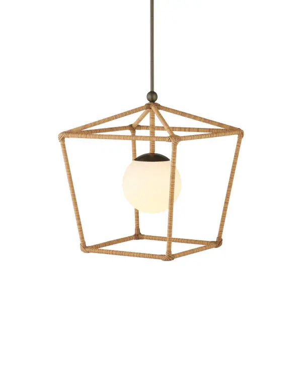 Denison Medium Natural Outdoor Lantern