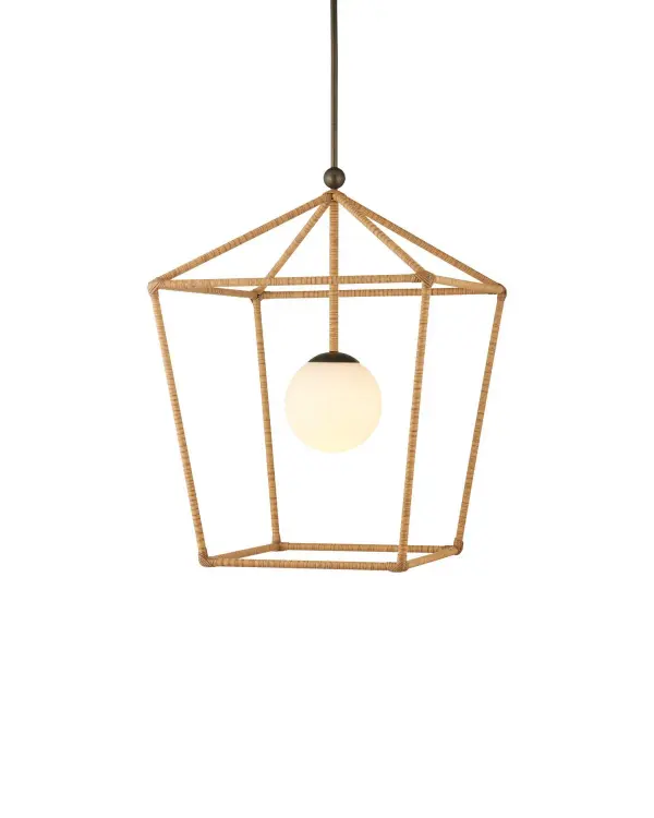Denison Large Natural Outdoor Lantern