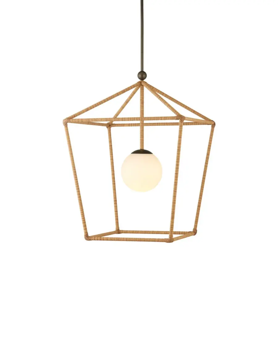 Denison Large Natural Outdoor Lantern