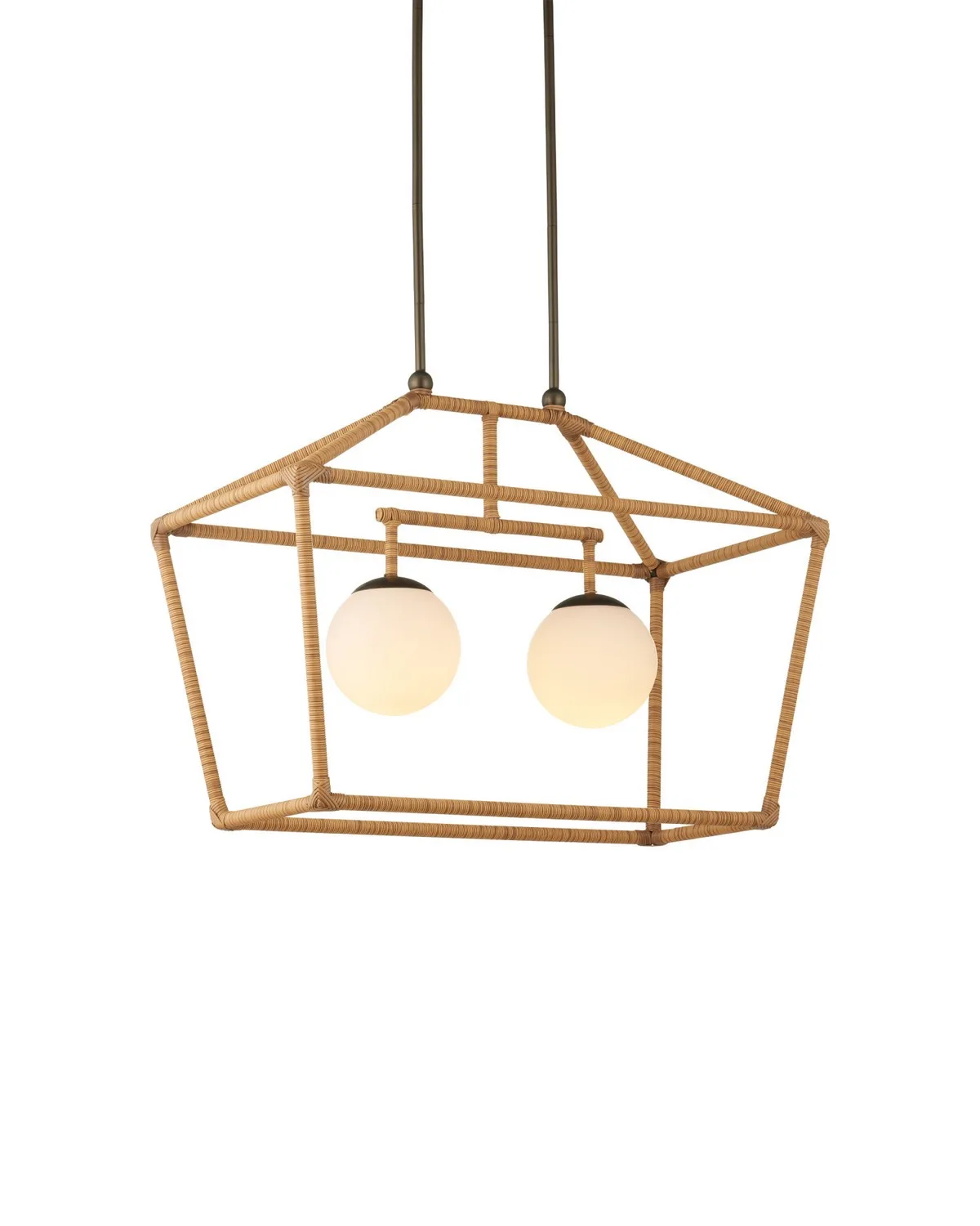 Denison Rectangular Natural Outdoor Lantern