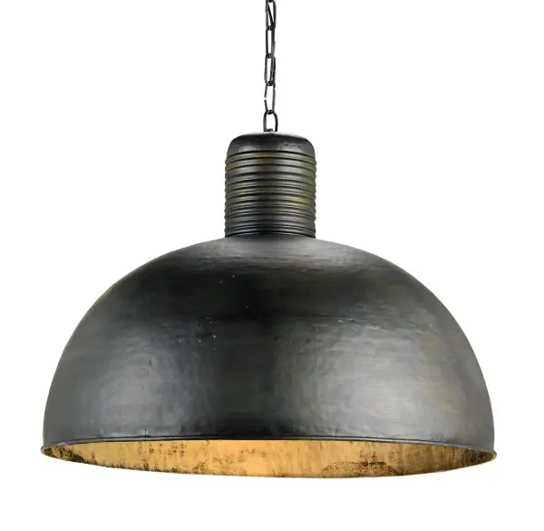 The Saga Black Pendant by Currey and Company