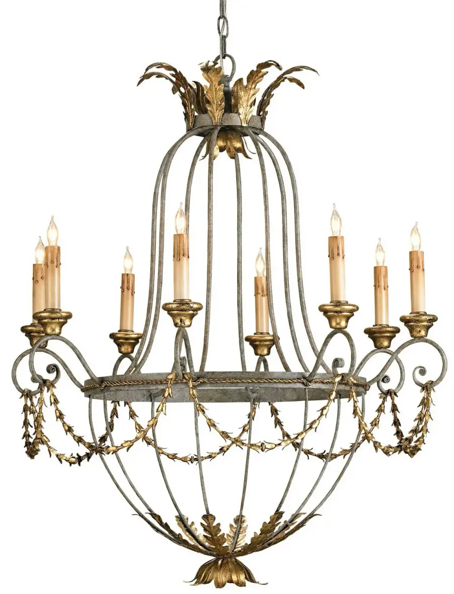 The Elegance Chandelier by Currey and Company