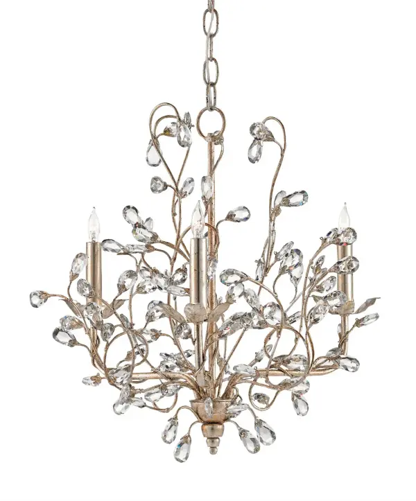 In Silver Granello by Currey and Company from the Crystal Bud Collection collection