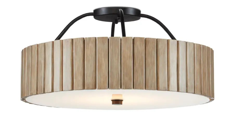 Tetterby One Light Semi-Flush Mount