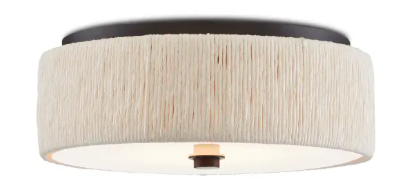 The Tyrone brings organic texture and sustainable design to ceiling lighting. Its recycled paper shade creates visual interest while the integrated LED provides efficient, warm illumination perfect for intimate spaces.