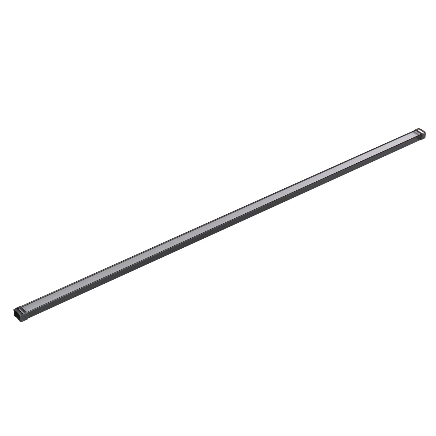 36" LED Tape Light U-Channel Track in Black