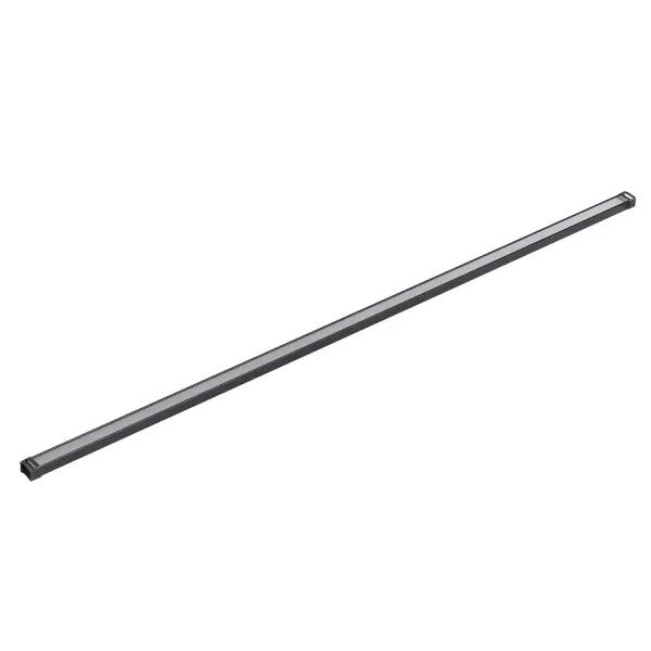 36" LED Tape Light U-Channel Track in Black