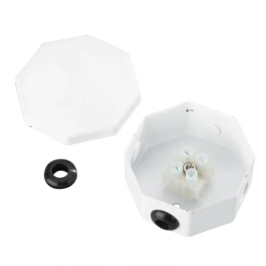 LED Tape Light Splice Box Assembly - White