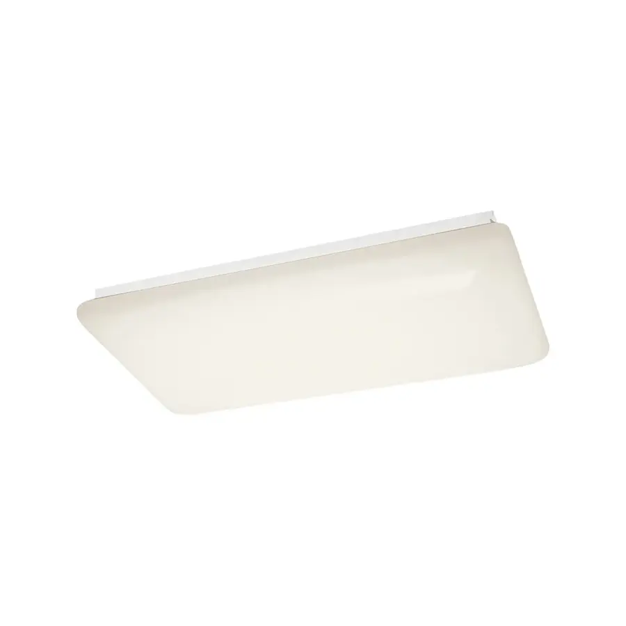 White LED Flush Mount Ceiling Light - Image 1