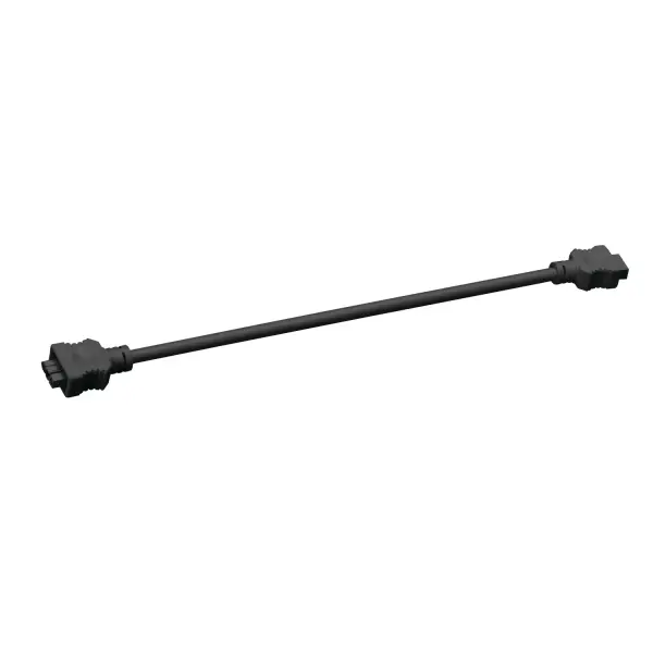 This interconnect cable provides a clean, hardwired connection between under cabinet light fixtures. The 14-inch length works well for standard cabinet spacing, eliminating visible cords for a professional installation.