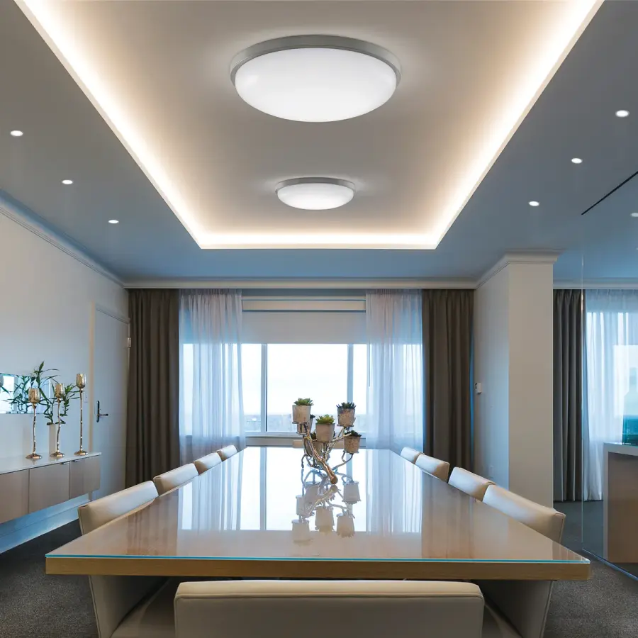 Ceiling Space 17.75" LED Flush Mount Ceiling Light - Image 4