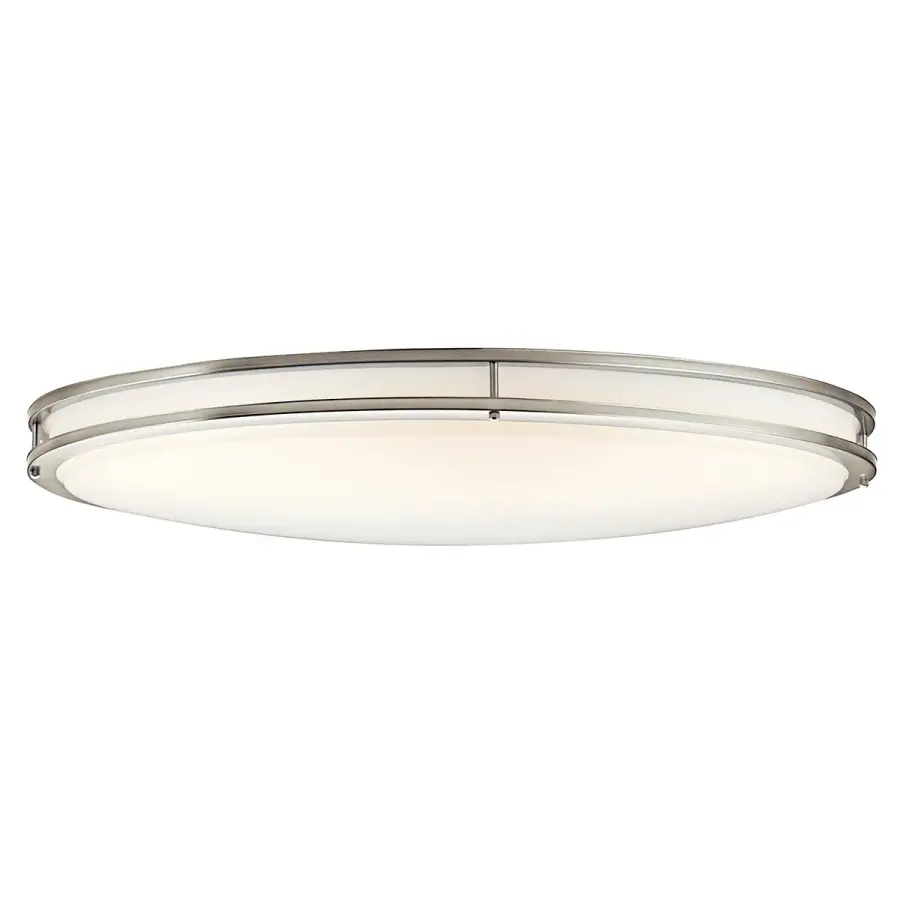 Avon Brushed Nickel LED Flush Mount Ceiling Light - Image 1