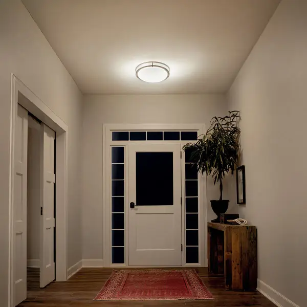 Avon Brushed Nickel LED Flush Mount Ceiling Light - Image 4