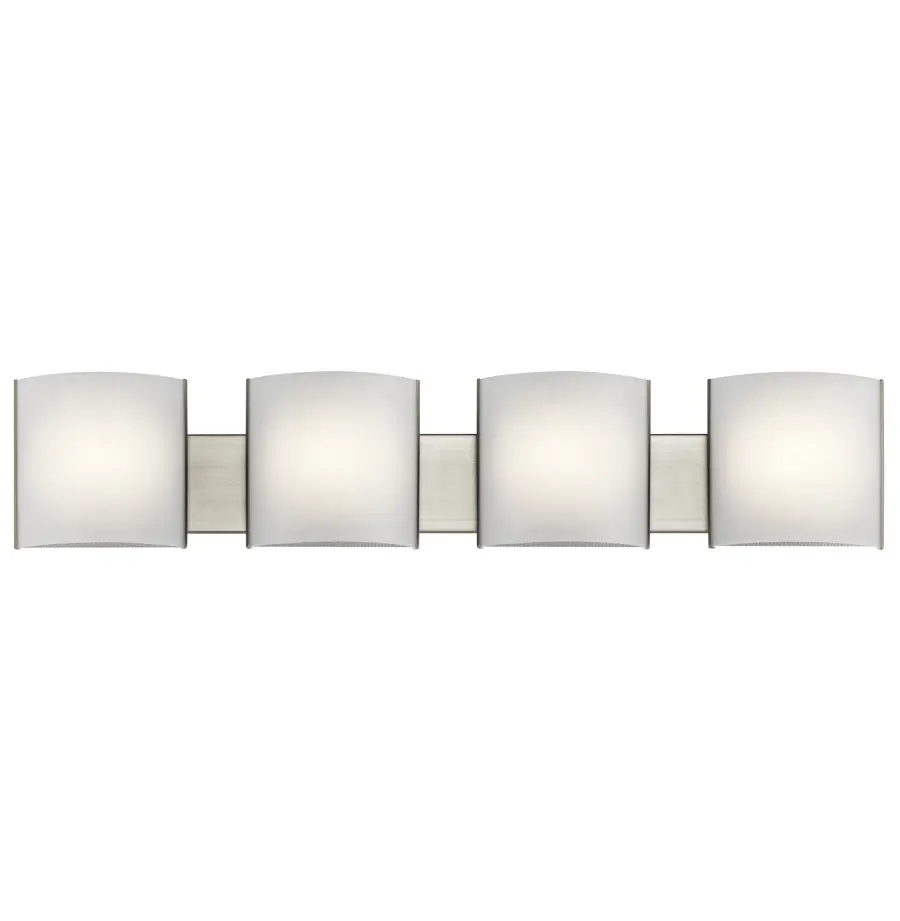 Kichler 4-Light LED Bath Vanity in Brushed Nickel
