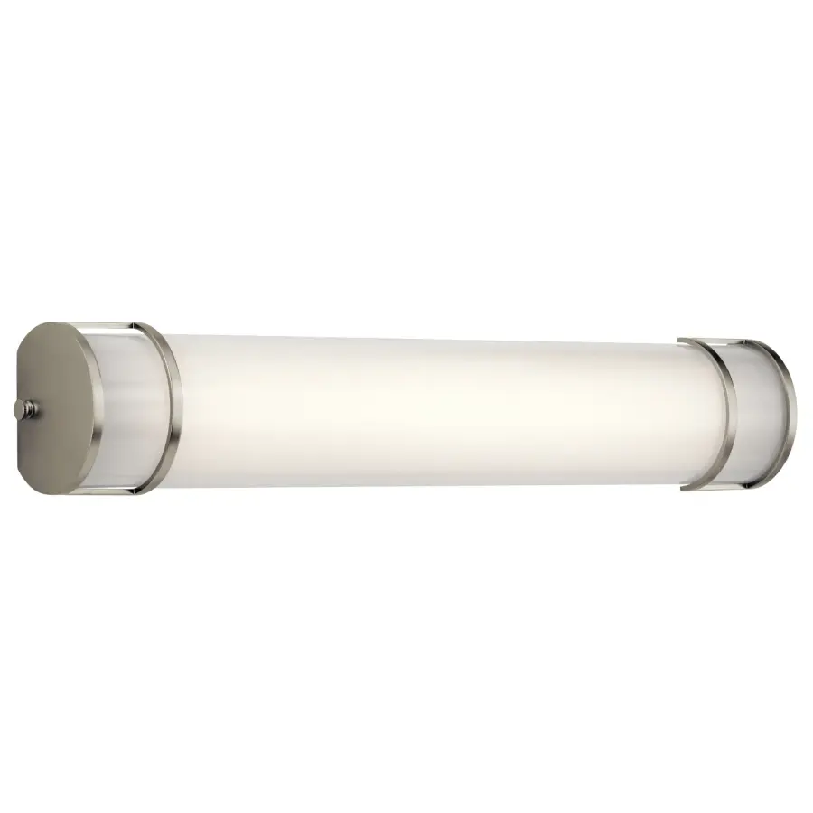 24" LED Linear Bath Light in Brushed Nickel